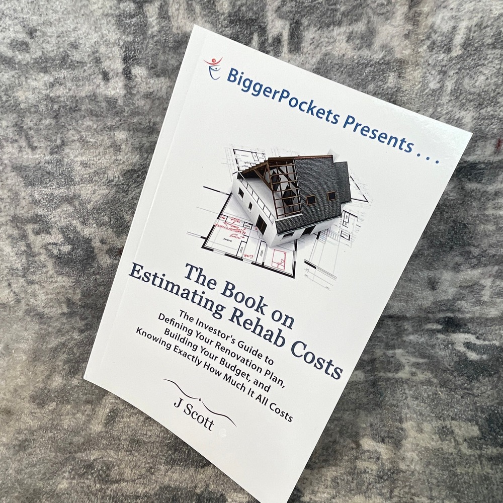 The Book on Estimating Rehab Costs‎ J Scott BiggerPockets Real Estate Flip Book